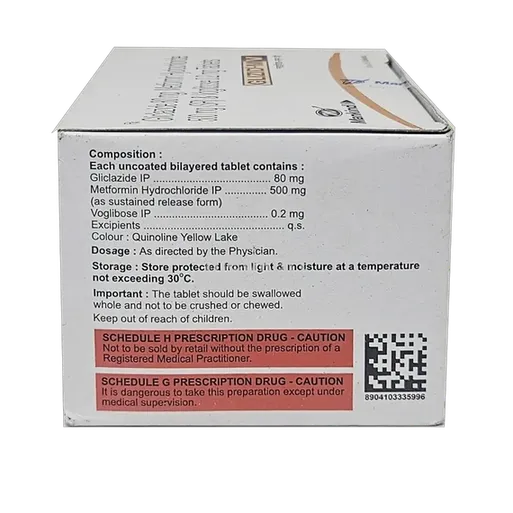 glizid mv tablet 10's